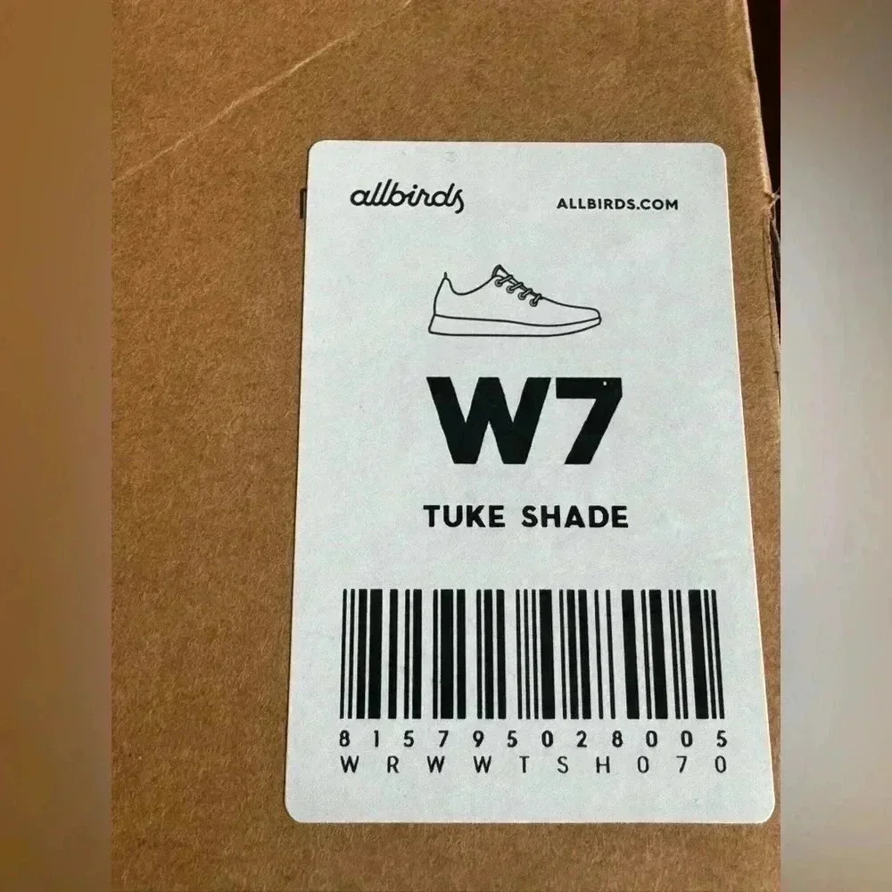 Allbirds Tuke Shade Size 7 shoes Athletic Shoe